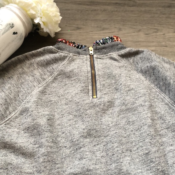 J.Crew | Grey metallic ruffle collar - Picture 9 of 9